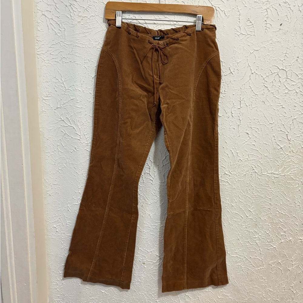 Vintage Brown Corduroy Flare Pants